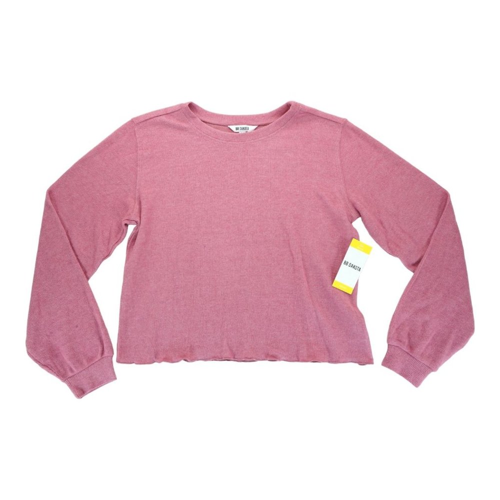 BB Dakota by Steve Madden Womens Pink Pullover Crewneck Sweater‎ Size M NWT $99